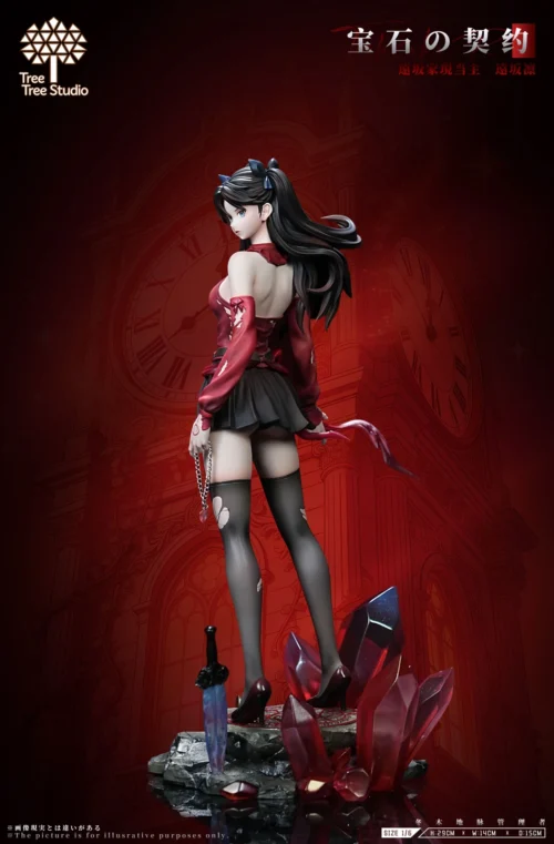 1/6 Scale Gem Pact Rin Tohsaka - Fate/Stay Night Resin Statue - TreeTree Studio - Image 1