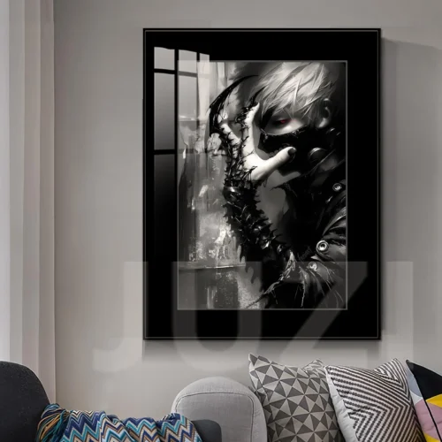 Half-Ghoul Form Ken Kaneki Decorative Painting - Tokyo Ghoul Decorative Painting - JuZi Studio - Image 2