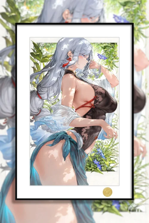 Shenhe Decorative Painting - Genshin Impact - H-TWO Studio - Image 1