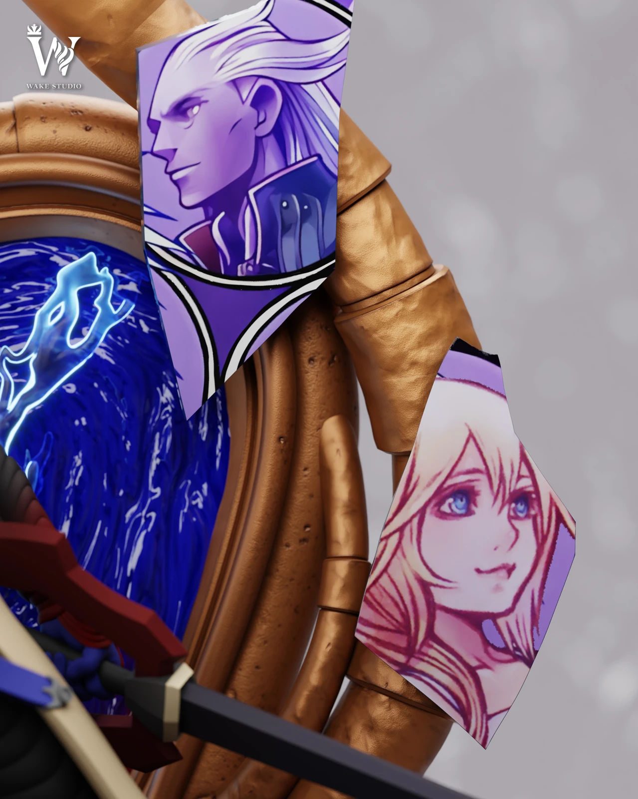 1/4 Scale Riku with LED - Kingdom Hearts Resin Statue - Wake Studio - Image 9