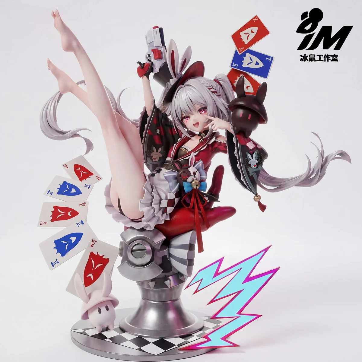 "Exquisite 1/6 Scale Honkai: Star Rail Sparxie GK statue. Dynamic pose, vibrant colors, and intricate details capture her mischievous."