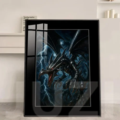 Classic Ver. Red-Eyes Black Dragon Decorative Painting - Duel Monsters/ Yu-Gi-Oh! Decorative Painting - JuZi Studio - Image 1
