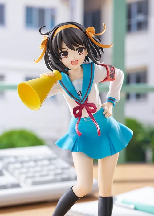 L Size POP UP PARADE Series Haruhi Suzumiya - The Melancholy of Haruhi Suzumiya Official Statue - Good Smile Company - Image 2