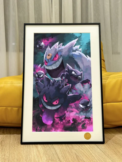 Gengar Family Decorative Painting - Pokemon - Xingkong Studio - Image 1