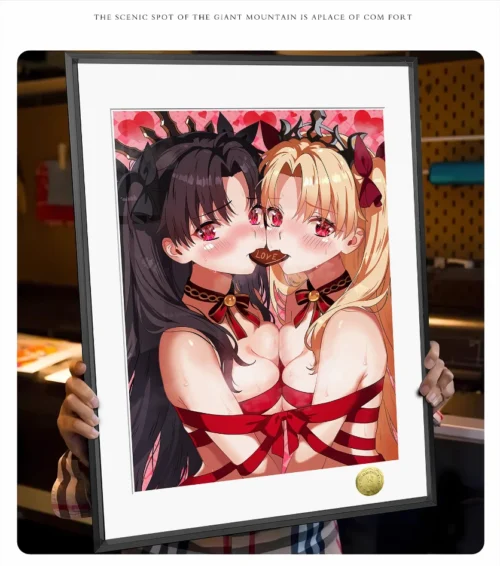 A3 & 4K Size Noble Ishtar & Ereshkigal 003 Decorative Painting - Fate/Grand Order Decoration Painting - HuangGua Studio - Image 2