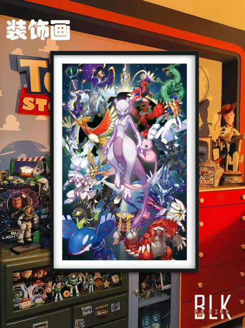 Legendary Pokemon Decorative Painting & Fridge Magnet - Pokemon - BLK Studio - Image 1