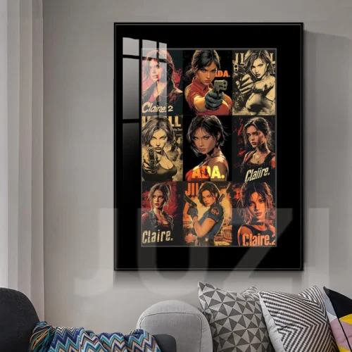 Resident Evil Series Female Characters Decorative Painting - Resident Evil Decorative Painting - JuZi Studio - Image 2