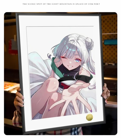 A3 & 4K Size VTuber Yachiyo Runami Decorative Painting - Cosmic Princess Kaguya! Decoration Painting - HuangGua Studio - Image 2