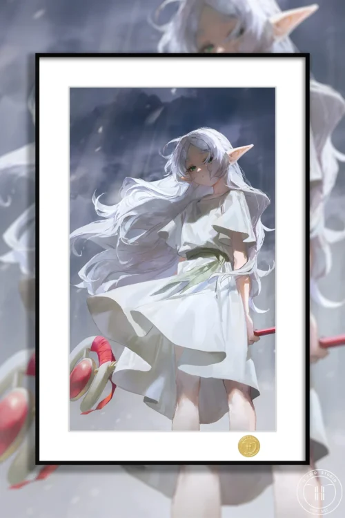 Drepressed Frieren Decorative Painting - Frieren: Beyond Journey's End - H-TWO Studio - Image 1