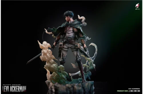 1/6 Scale Looking Back Levi Ackerman - Attack On Titan Resin Staue - Crimson-Studio - Image 2