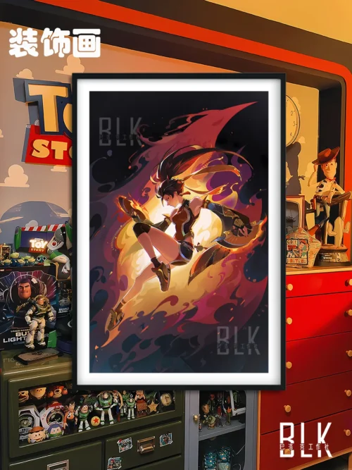 Anran Decorative Painting & Fridge Magnet - Overwatch - BLK Studio - Image 1