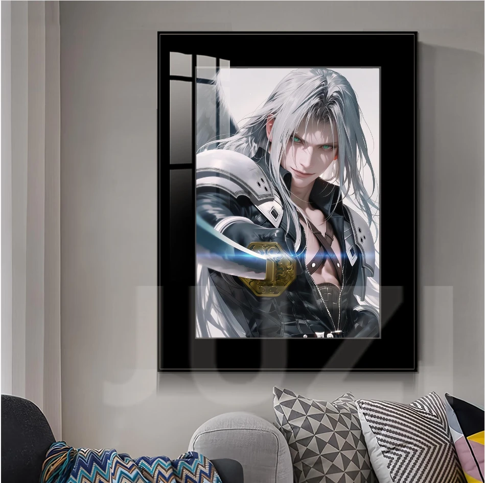 Silver Blade Sephiroth Decorative Painting - (FF7) Final Fantasy VII Decorative Painting - JuZi Studio - Image 2