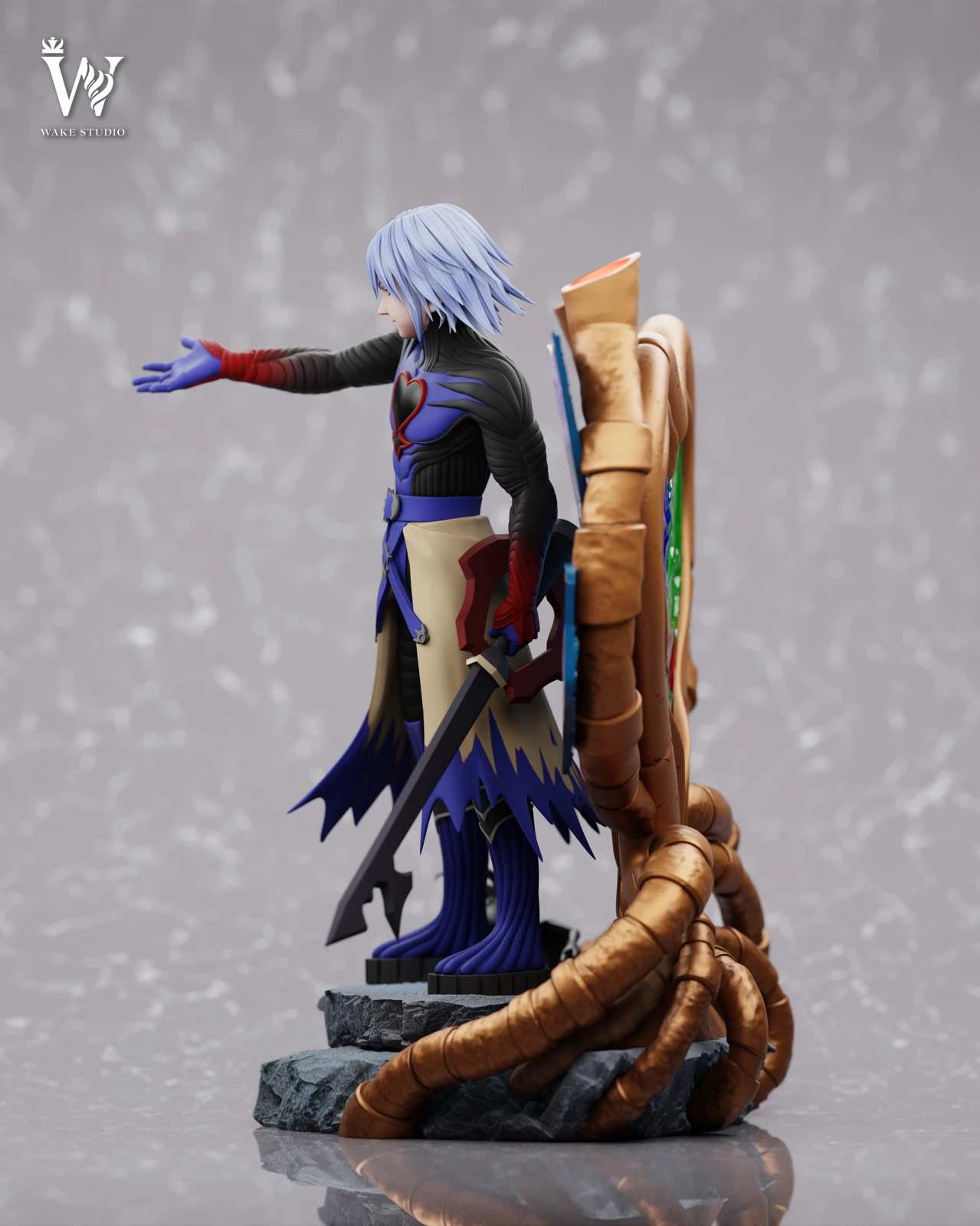 1/4 Scale Riku with LED - Kingdom Hearts Resin Statue - Wake Studio - Image 4