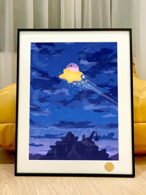 Meteor Kirby Decorative Painting - Kirby - Xingkong Studio - Image 1
