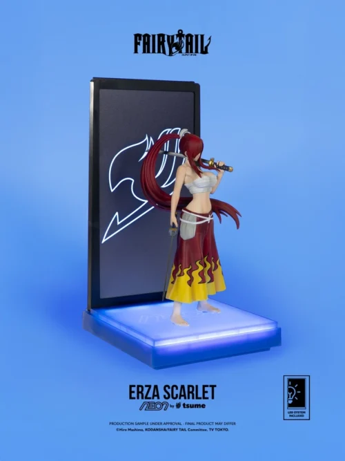 Licensed NEON Series Erza Scarlet with LED - Fairy Tail Statue - TSUME - Image 2
