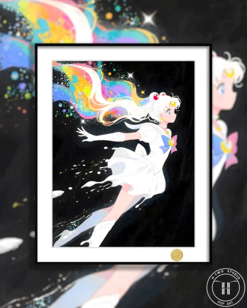 Fantasy Girl Usagi Tsukino Decorative Painting - Sailor Moon - H-TWO Studio - Image 1