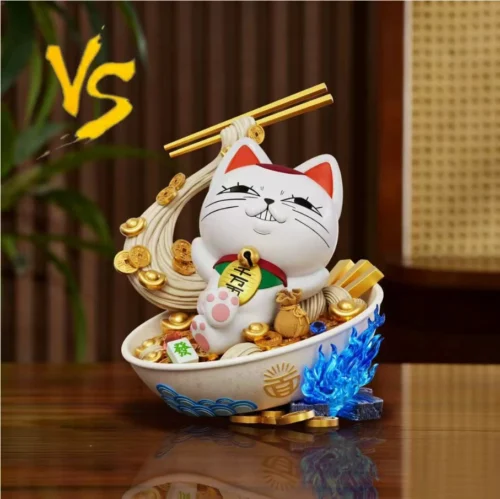 Fortune Turbo Granny Eating Noodle - Dandadan Resin Statue - VS Studios - Image 1