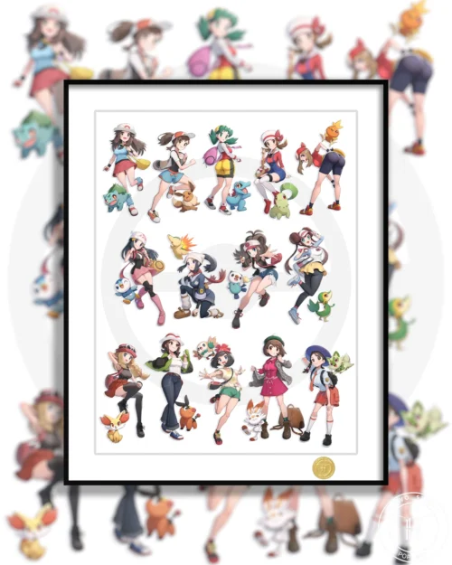 Ancient Female Characters Decorative Painting - Pokemon - H-TWO Studio - Image 1