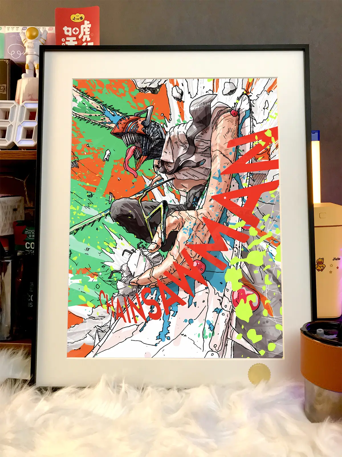 Chainsaw Devil Decorative Painting - Chainsaw Man - Xingkong Studio - Image 2