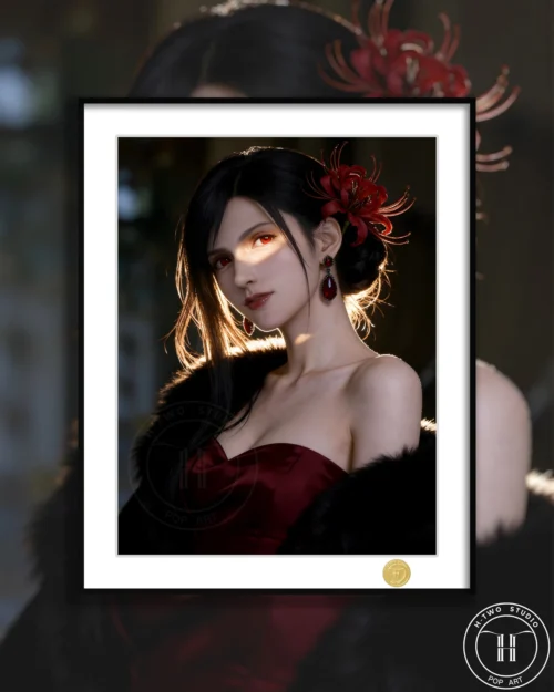 Queen Tifa Lockheart Decorative Painting - (FF7) Final Fantasy VII - H-TWO Studio - Image 1