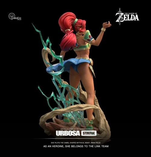Four Champion Series 004 Urbosa - The Legend of Zelda: Breath of the Wild Resin Statue - ThirdEye Studios - Image 2
