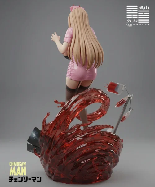 1/4 Scale Nurse Ver. Power - Chainsaw Man Resin Statue - FengShanHuoTian Studio - Image 2