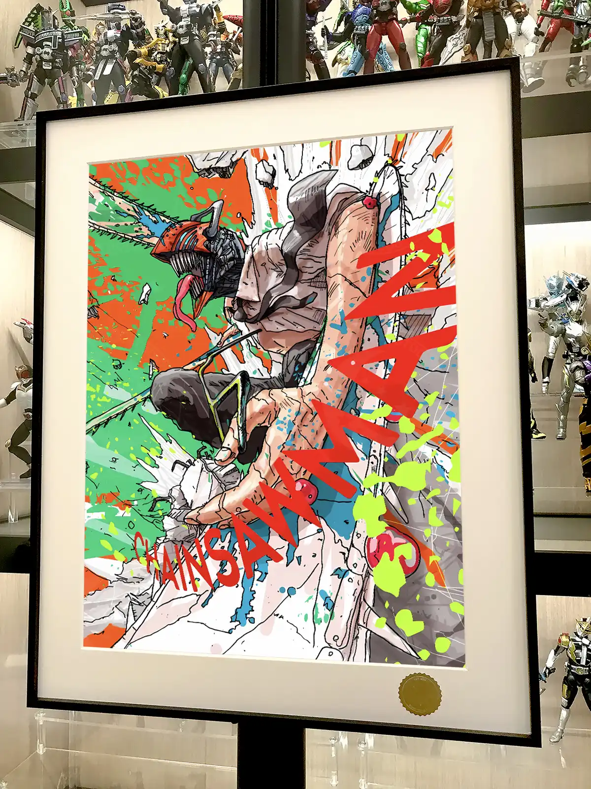 Chainsaw Devil Decorative Painting - Chainsaw Man - Xingkong Studio - Image 3