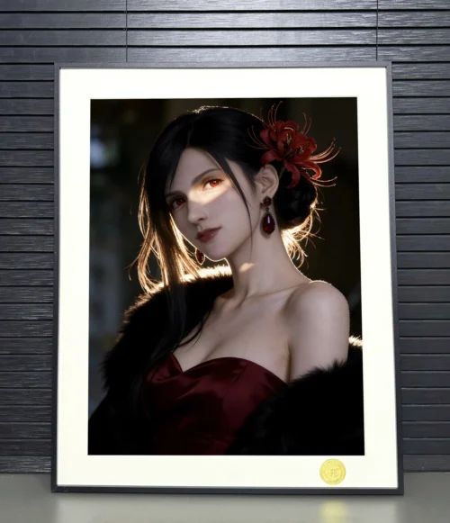 Queen Tifa Lockheart Decorative Painting - (FF7) Final Fantasy VII - H-TWO Studio - Image 2