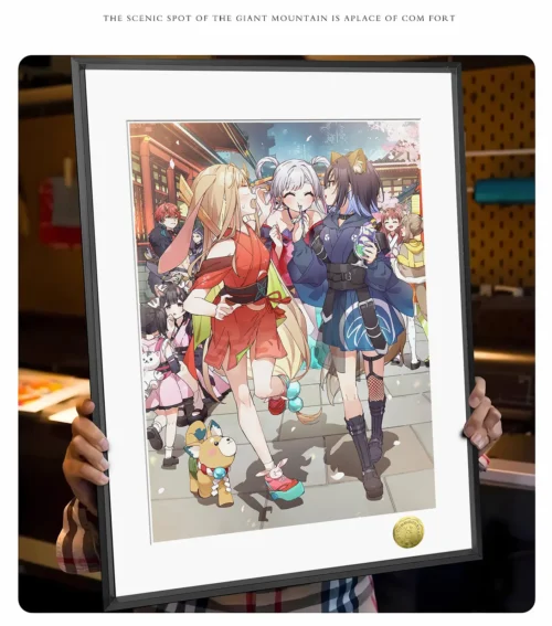 A3 & 4K Size Night Tour of Tsukuyomi Decorative Painting - Cosmic Princess Kaguya! Decoration Painting - HuangGua Studio - Image 2