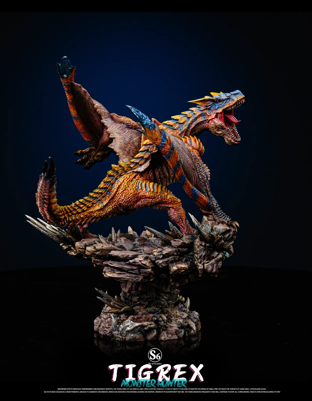 Tigrex - MONSTER HUNTER WORLD Resin Statue - S6 Studio - Image 3
