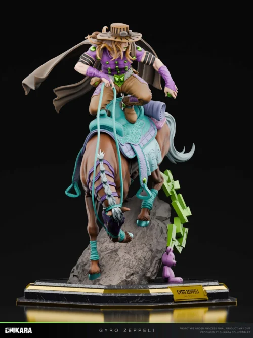 Gyro Zeppeli - JoJo's Bizarre Adventure Resin Statue - CHIKARA Studios - Image 2