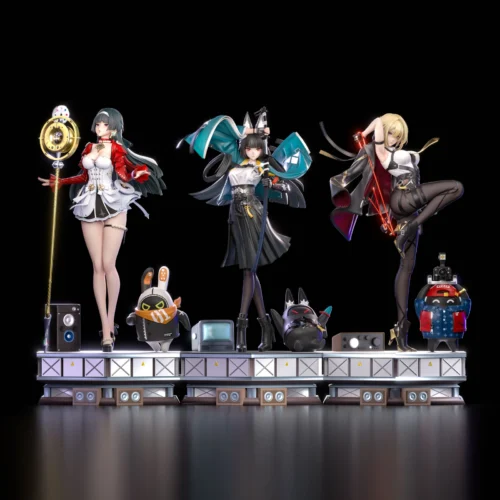 1/6 Scale Astra Yao & Hoshimi Miyabi & Evelyn Chevalier - Zenless Zone Zero Resin Statue - HaJiMi Studio - Image 2