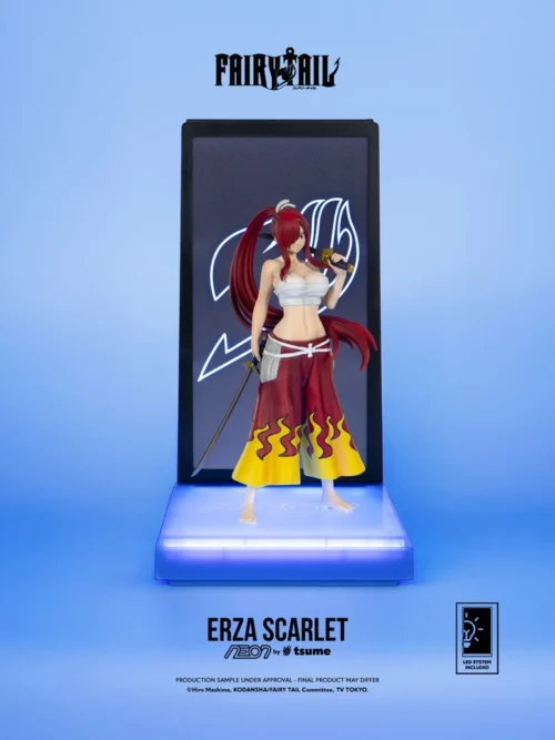 Licensed NEON Series Erza Scarlet with LED - Fairy Tail Statue - TSUME - Image 1