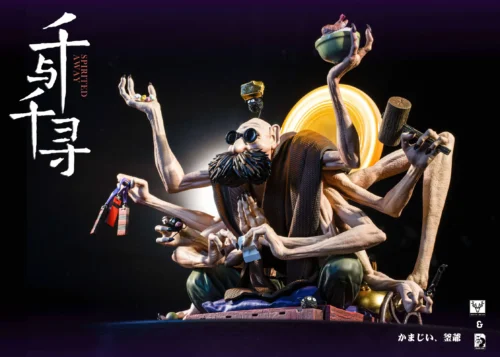 Turn Stone Into Gold Kamaji with LED - Spirited Away Resin Statue - Black Ant Studio - Image 2