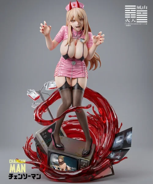 1/4 Scale Nurse Ver. Power - Chainsaw Man Resin Statue - FengShanHuoTian Studio - Image 1