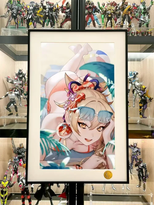 Beach Yoimiya Decorative Painting - Genshin Impact - Xingkong Studio - Image 2