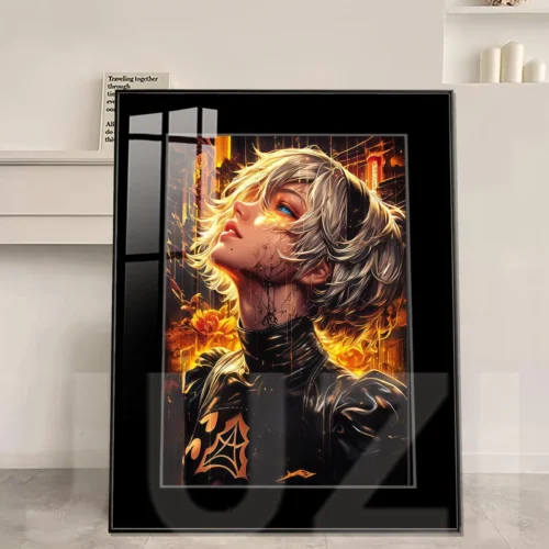 Twilight Embers YoRHa No. 2 Type B Decorative Painting - NieR:Automata Decorative Painting - JuZi Studio - Image 1