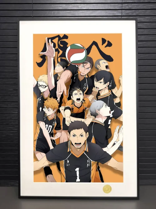 Karasuno High Decorative Painting - Haikyū!! - H-TWO Studio - Image 2