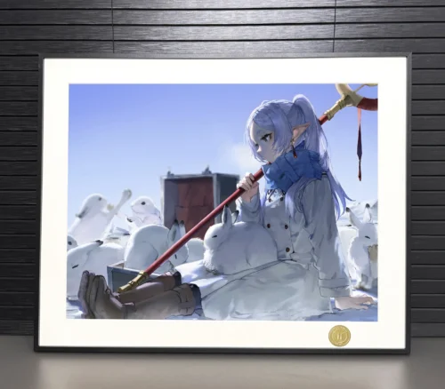 Winter Season Frieren Decorative Painting - Frieren: Beyond Journey's End - H-TWO Studio - Image 2