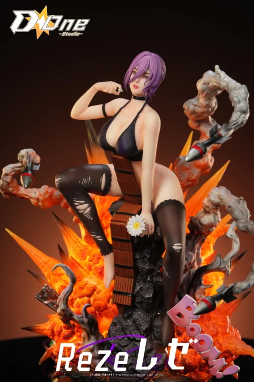 Reze with LED - Chainsaw Man Resin Statue - D.one Studio - Image 2