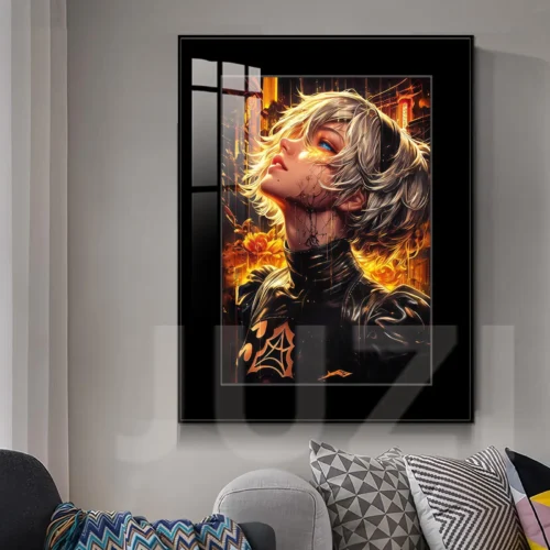 Twilight Embers YoRHa No. 2 Type B Decorative Painting - NieR:Automata Decorative Painting - JuZi Studio - Image 2