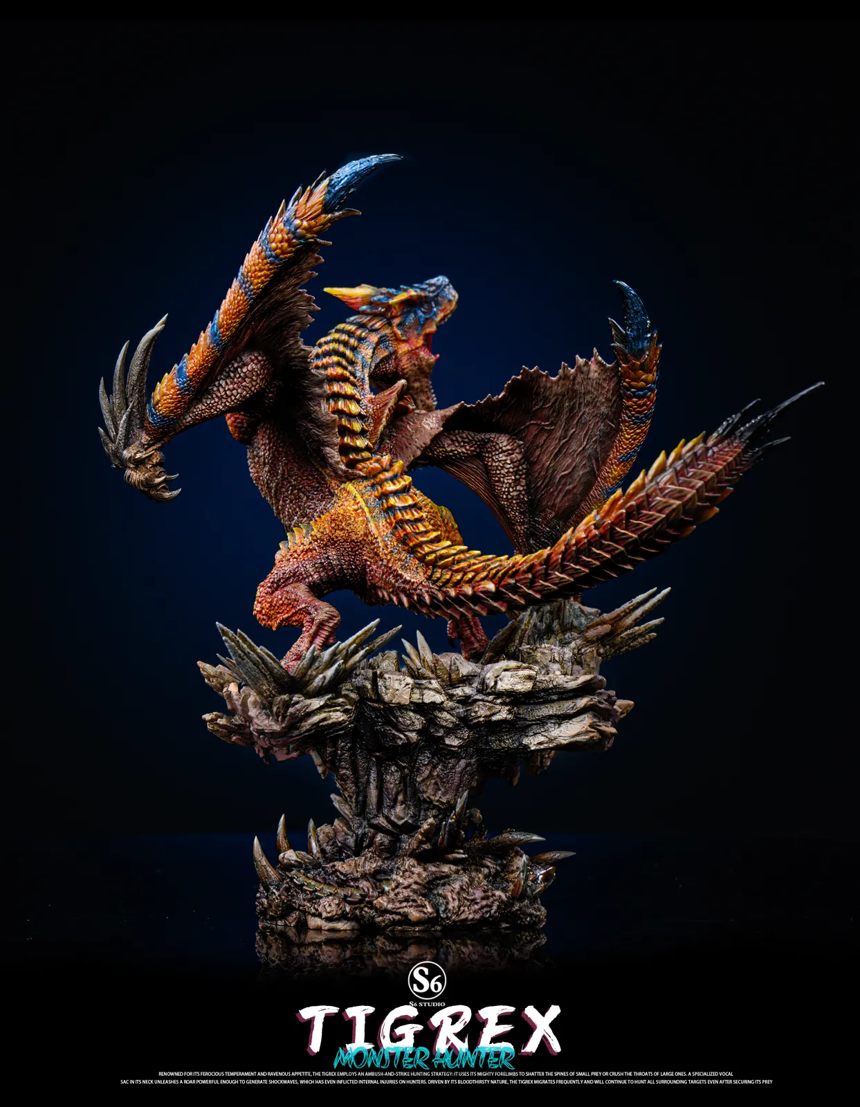 Tigrex - MONSTER HUNTER WORLD Resin Statue - S6 Studio - Image 4