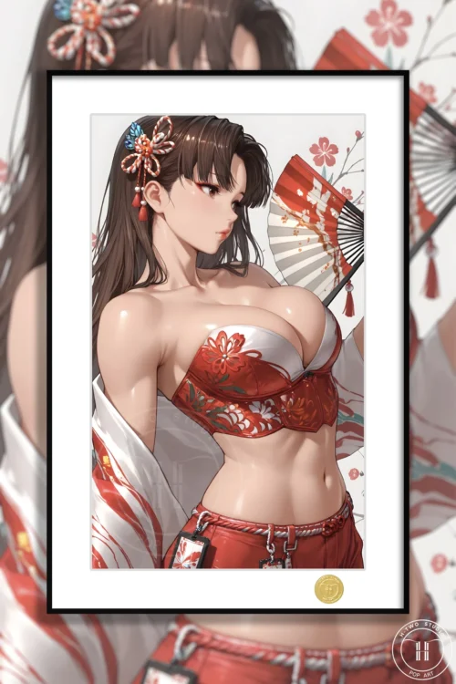 Mai Shiranui Decorative Painting - Street Fighter - H-TWO Studio - Image 1