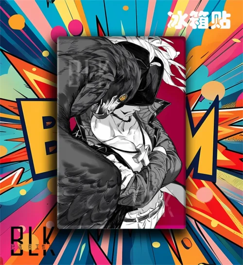 Hawk Eyes Dracule Mihawk Decorative Painting & Fridge Magnet - ONE PIECE - BLK Studio - Image 2