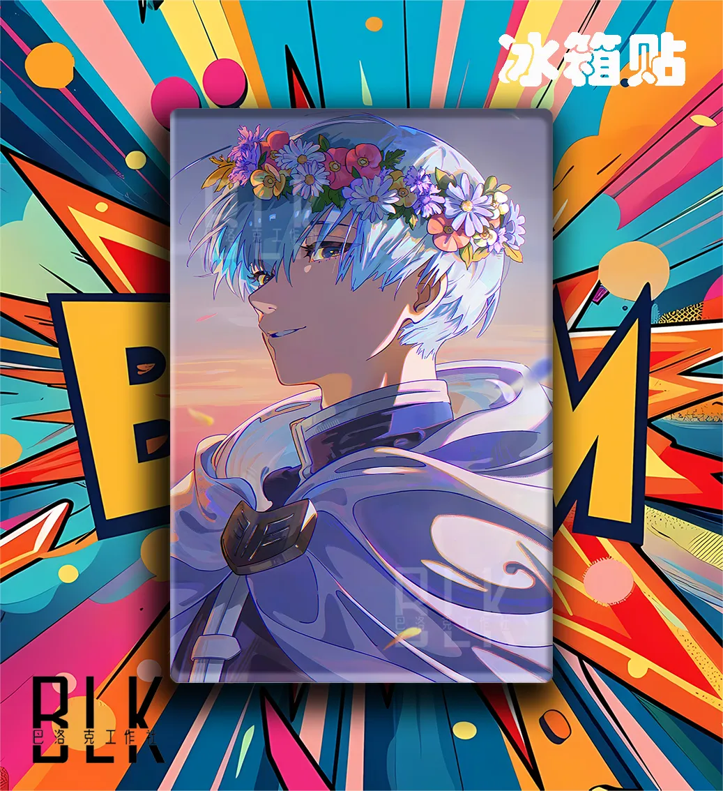 Wreath Himmel Decorative Painting & Fridge Magnet - Frieren: Beyond Journey's End - BLK Studio - Image 2