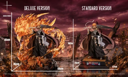 1/6 Scale Ichigo Kurosaki Rescue Rukia Kuchiki - Bleach Resin Statue - Cross Studios