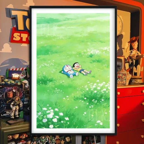 Doraemon & Nobita Lawn Art Decorative Painting - Doraemon - BLK Studio - Image 1