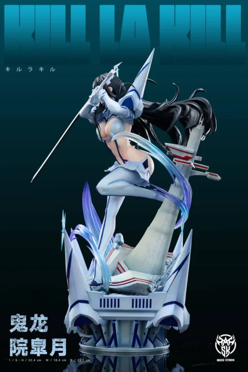 Dynamic 1/6 Scale Satsuki Kiryuin Kill La Kill resin statue. This limited edition figure shows intricate details and premium quality from various angles.