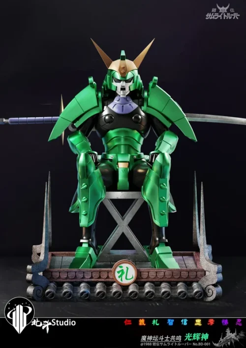 1/6 Scale Seiji Date & Inferno & Black Blaze - Ronin Warriors Resin Statue - BeiDou Studio - Image 2