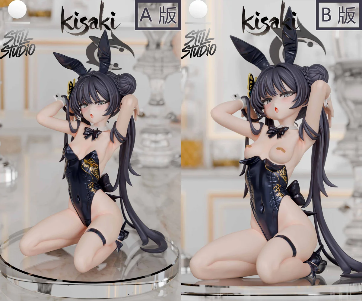 "Exclusive 1/6 Still Studio Blue Archive Bunny Girl resin statue, showcasing her dynamic pose and vibrant anime detail."